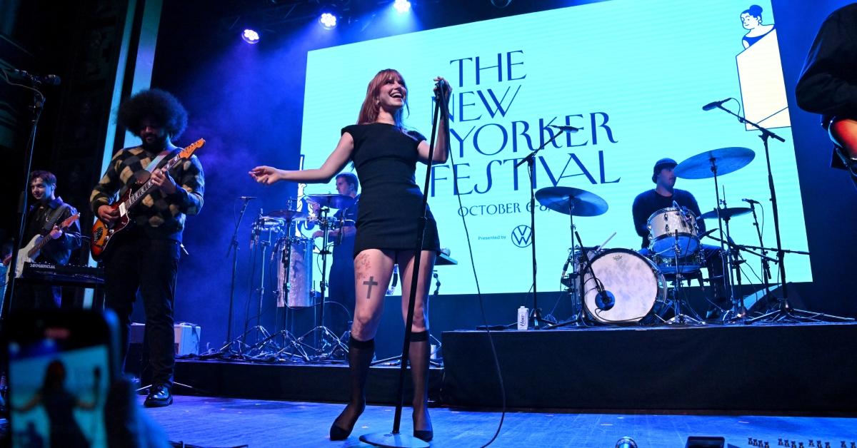 Paramore performing during The New Yorker Festival on Oct. 6, 2023.