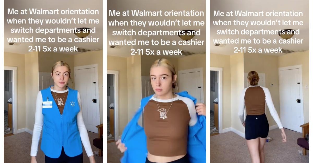 A woman quit at Walmart before she finished orientation