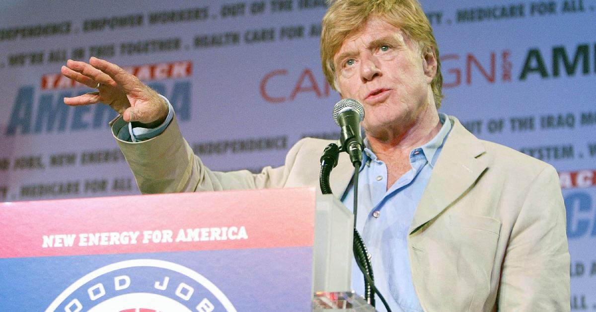 Robert Redford at the Campaign for America's Future, Take Back America conference held at the Washington Hotel in 2006.