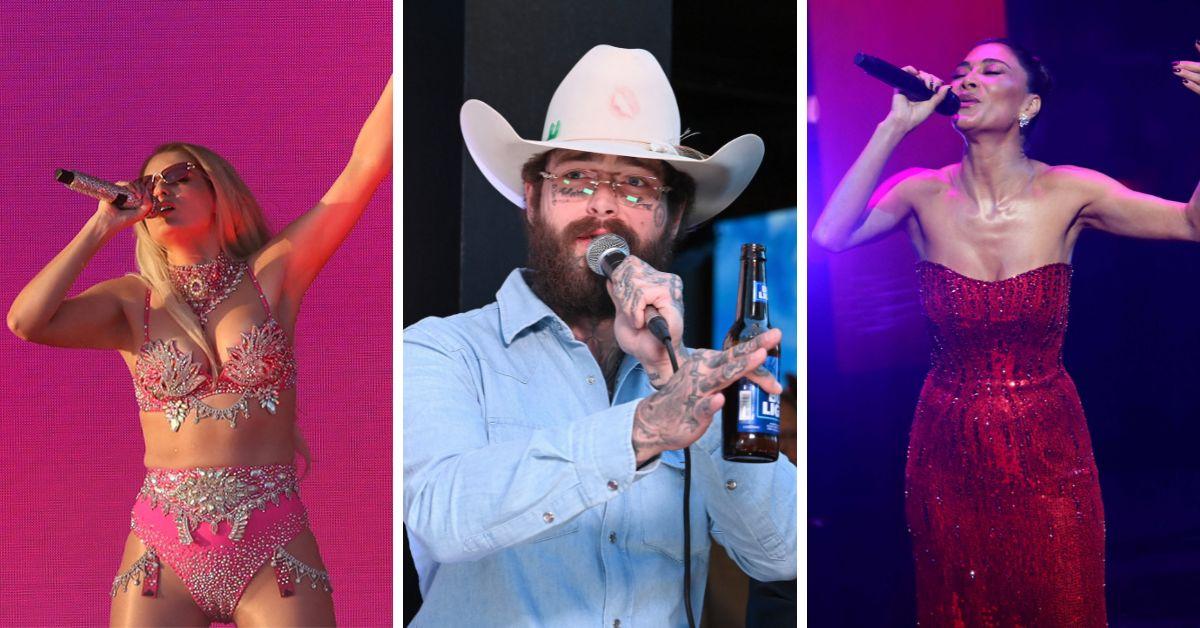 Meghan Trainor, Post Malone, and Nicole Scherzinger