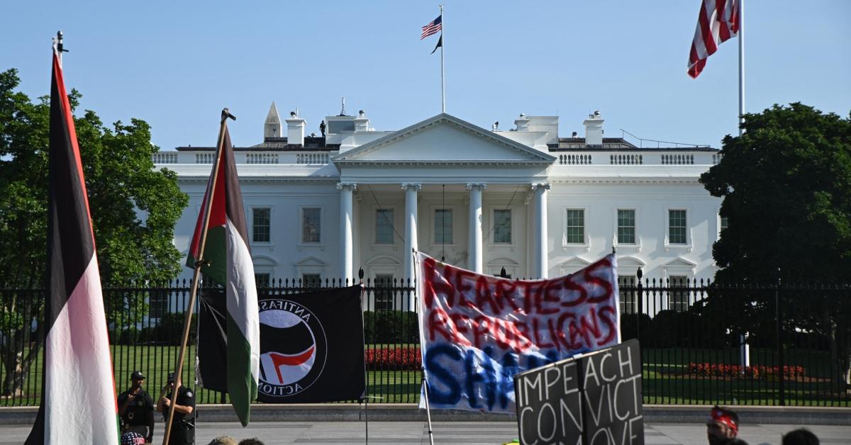 The White House in July 2025.