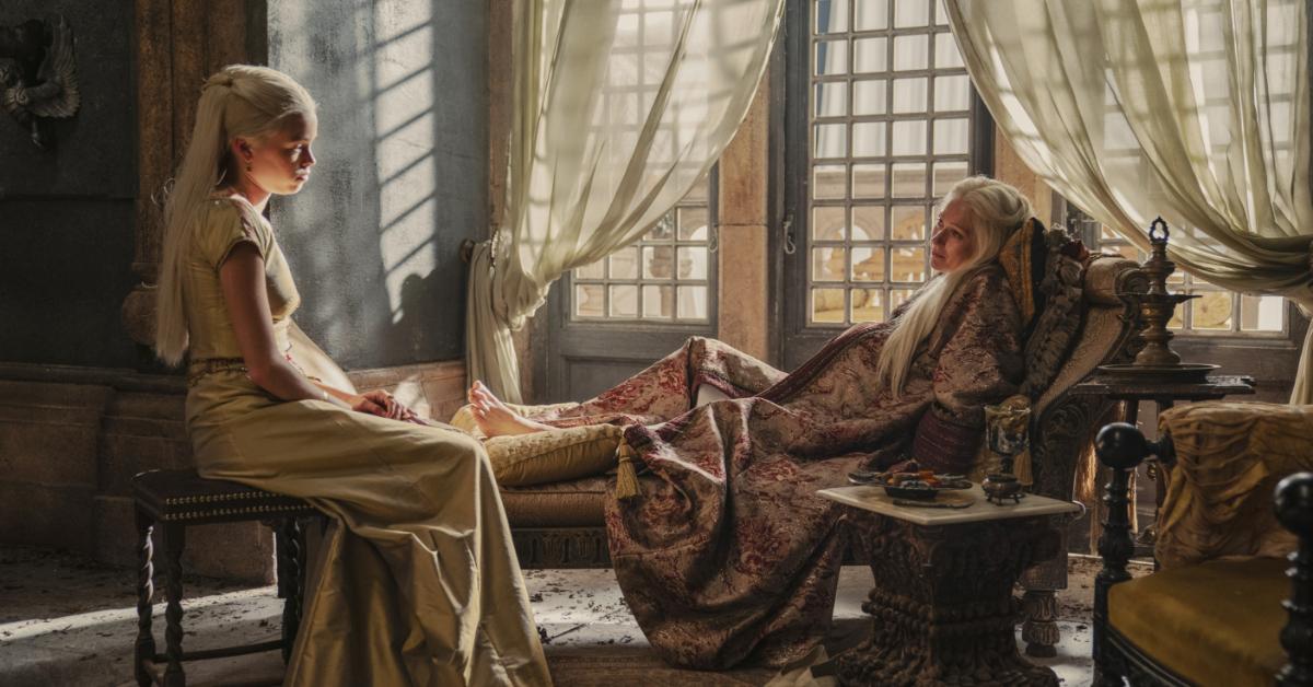 Rhaenyra and Aemma in 'House of the Dragon'