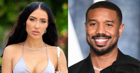 Breana Tiesi is seen on May 06, 2023 in Los Angeles, California. Michael B. Jordan attends the 2023 Vanity Fair.