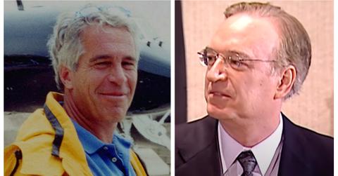 (L-R): Jeffrey Epstein; Roy Black