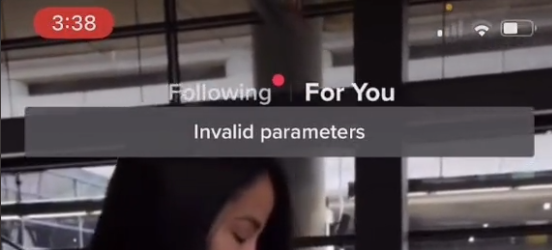 what-does-invalid-parameters-mean-on-tiktok