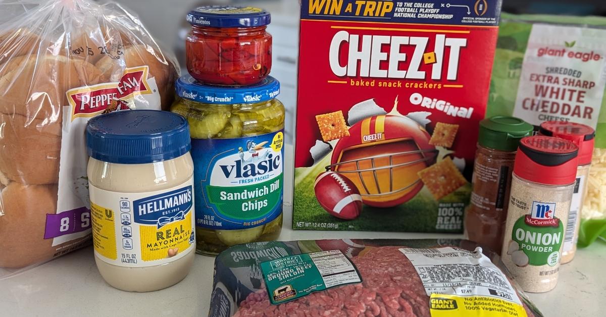 Cheez-It Burger ingredients