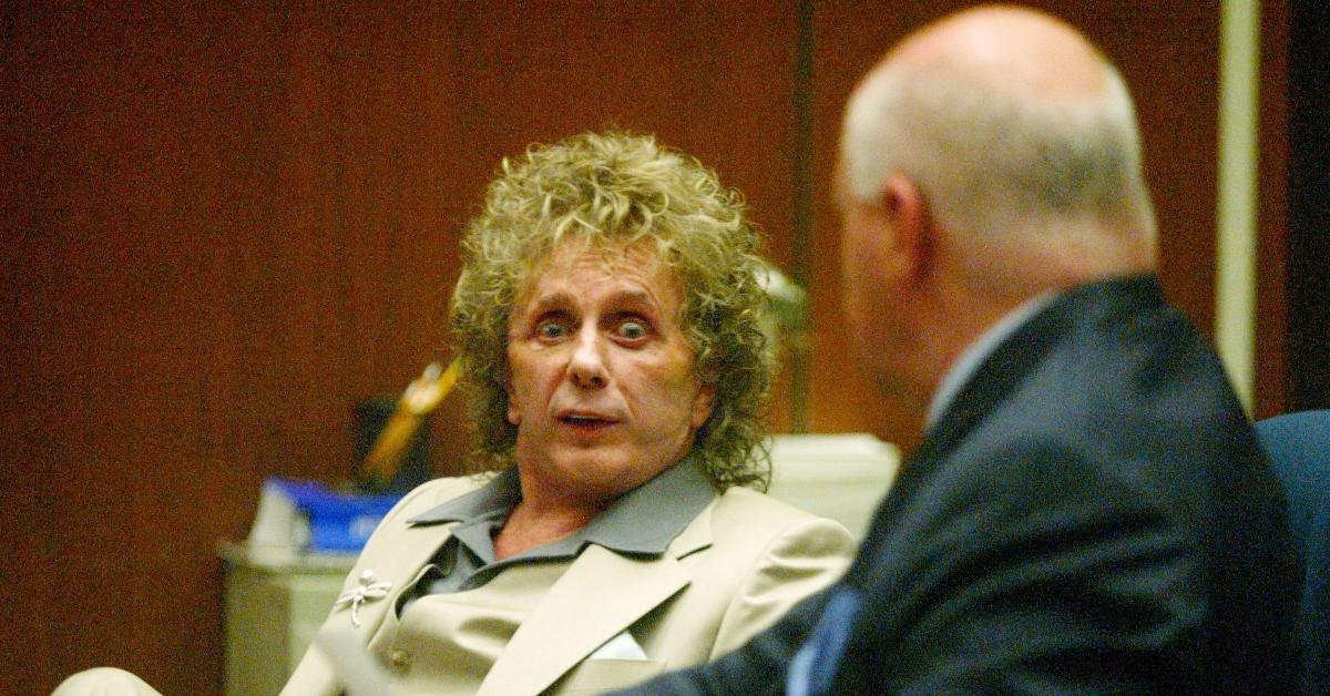 Phil Spector at his murder trial