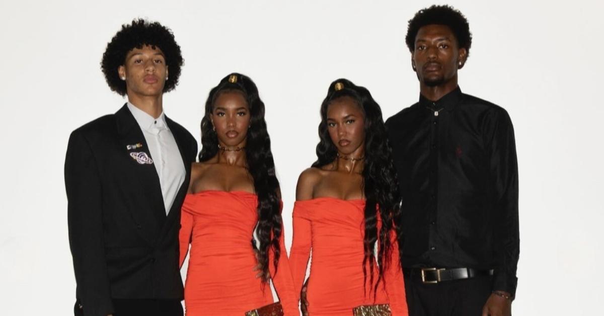 Diddy's twin daughters and their dates attend homecoming.