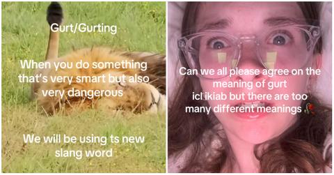 TikToks about the meaning of gurt
