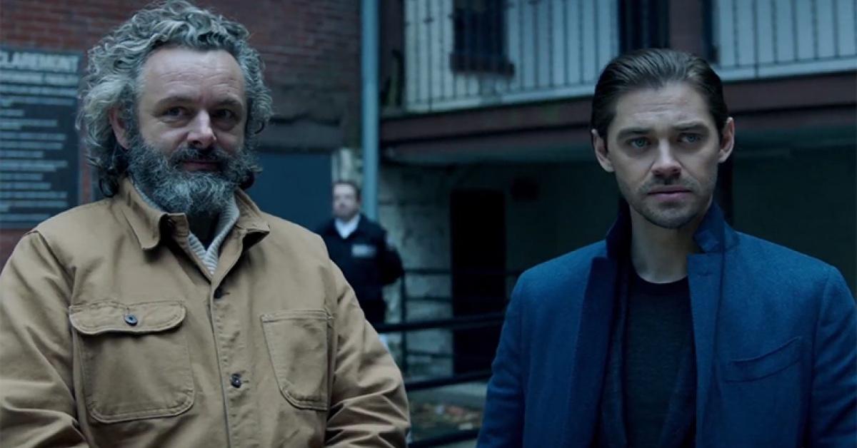 Michael Sheen and Tom Payne in Prodigal Son