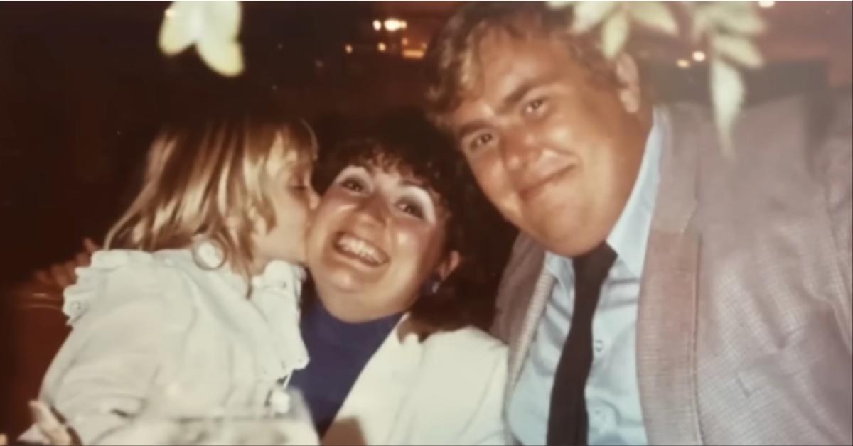 The late John Candy with his wife, Rosemary Hobor, and their daughter, Jennifer.