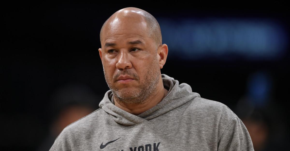 Rick Brunson attends the NBA game between the New York Knicks and the Los Angeles Lakers on Dec. 18, 2023, at Crypto.com Arena in Los Angeles, Calif.