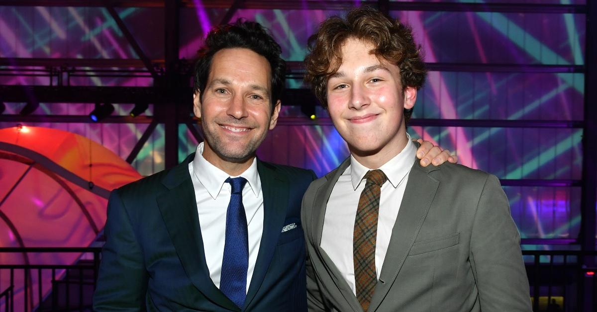 Paul Rudd and son Jack Rudd