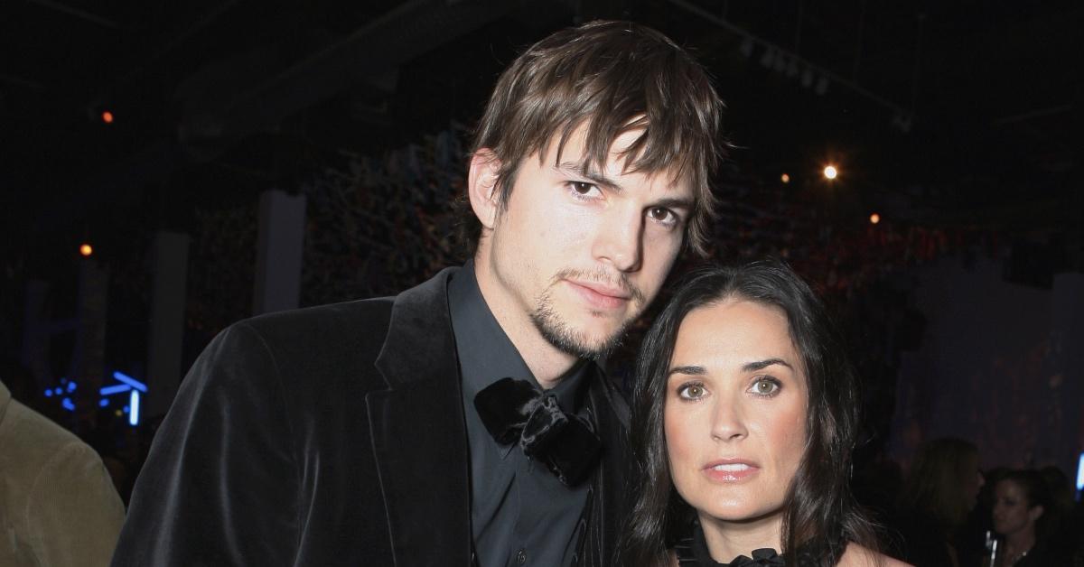 Ashton Kutcher and Demi Moore.