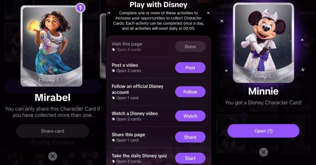 How to collect Disney's 100 Years cards on TikTok - Dexerto