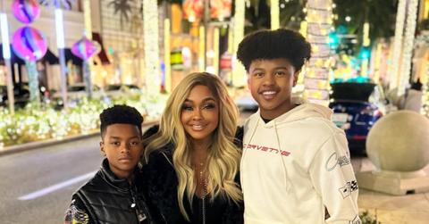 (l-r): Dylan Nida, Phaedra Parks, and Ayden Nida