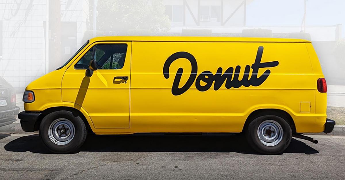 Donut Media logo on van