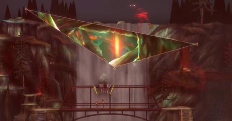 Riley and Jacob opening a portal in 'OXENFREE II'