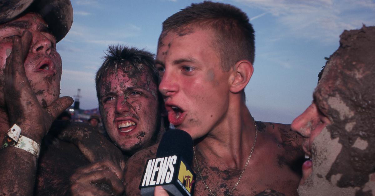 Festival attendees at Woodstock '99