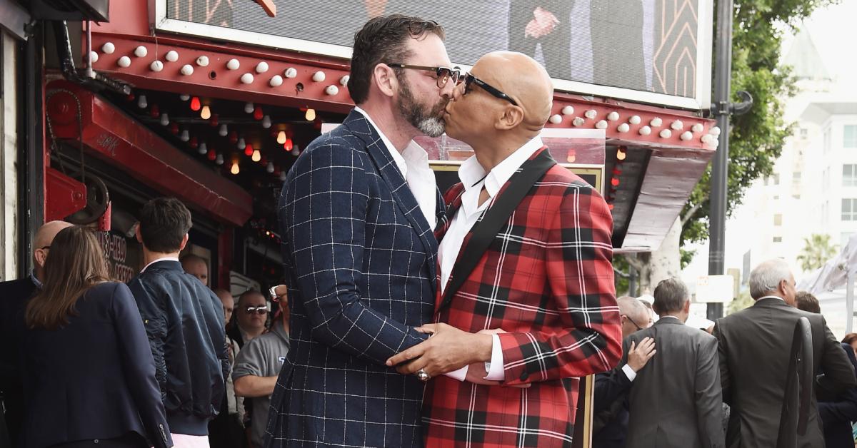 RuPaul and his husband, Georges LeBar