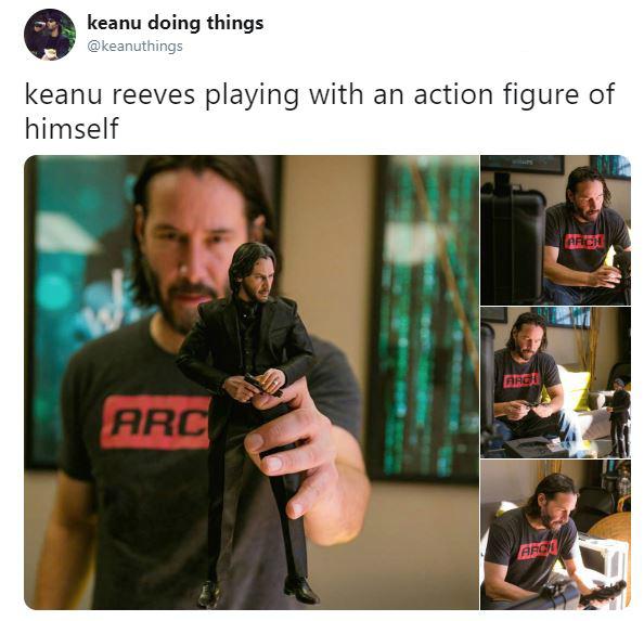 keanu doing things