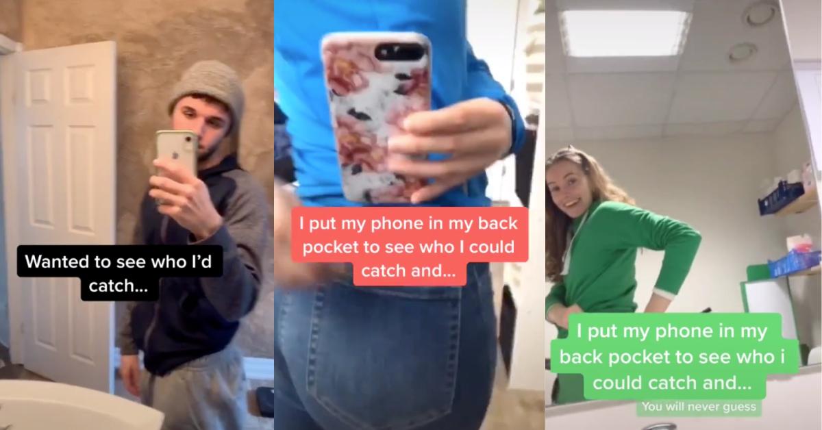 TikTok’s “Phone in Your Back Pocket” Challenge Catches Wandering Eyes