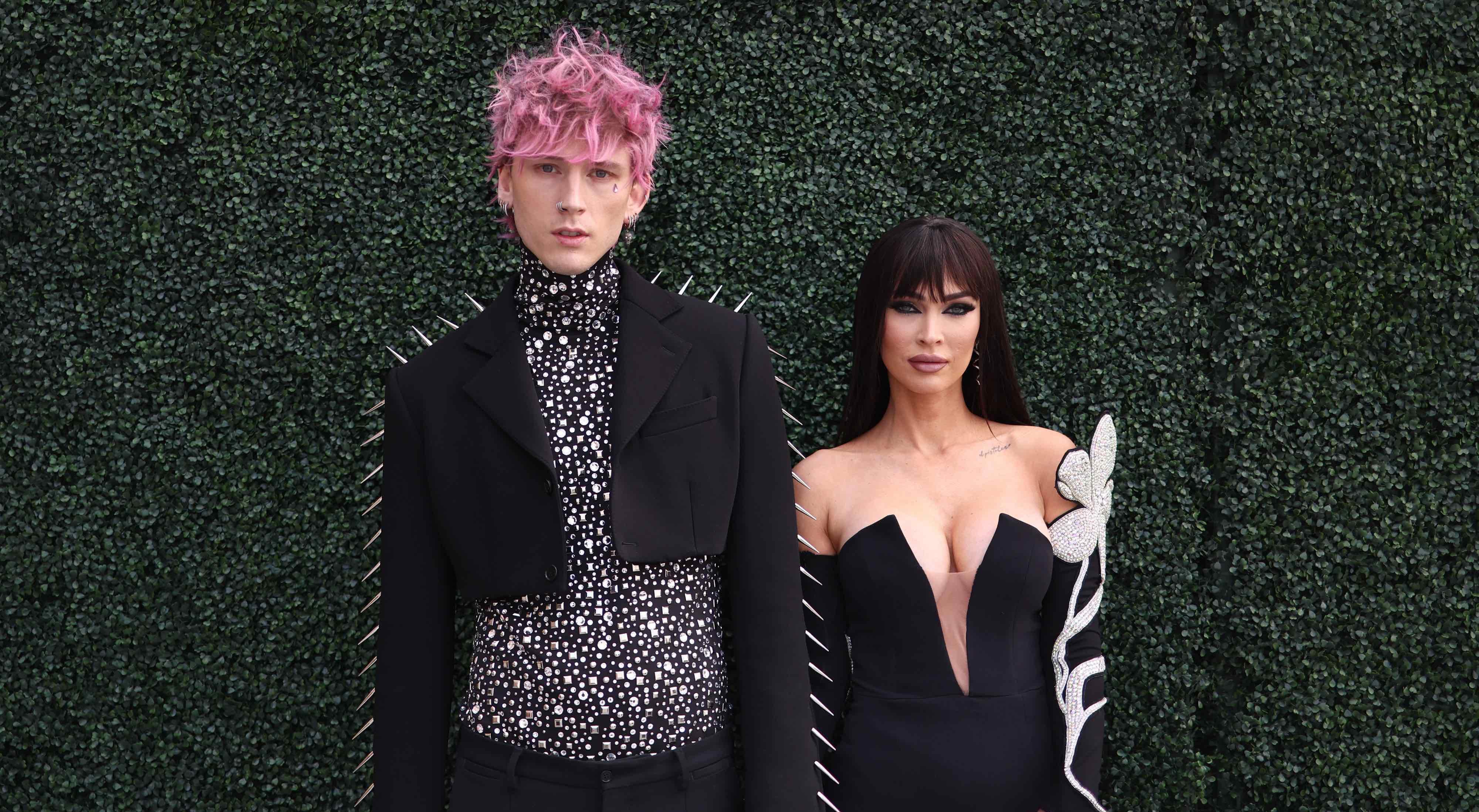 Machine Gun Kelly and Megan Fox at the 2022 BBMAs.