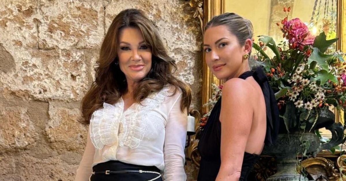 Lisa Vanderpump and Stassi Schroeder pose for a photo together