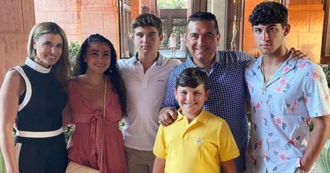 Buddy Valastro, wife Lisa Valastro, and their four kids: Sofia, Buddy Jr.,, Marco, and Carlo