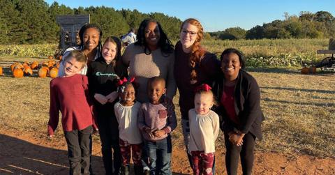Shadese “Dee-Dee” Griffith, Whitney Gilbert, and their children