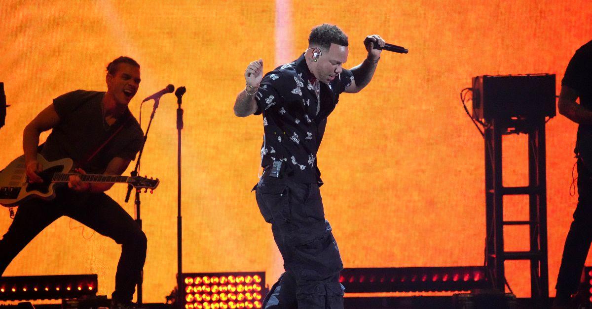 Kane Brown performs onstage during the 2023 iHeartRadio Music Festival