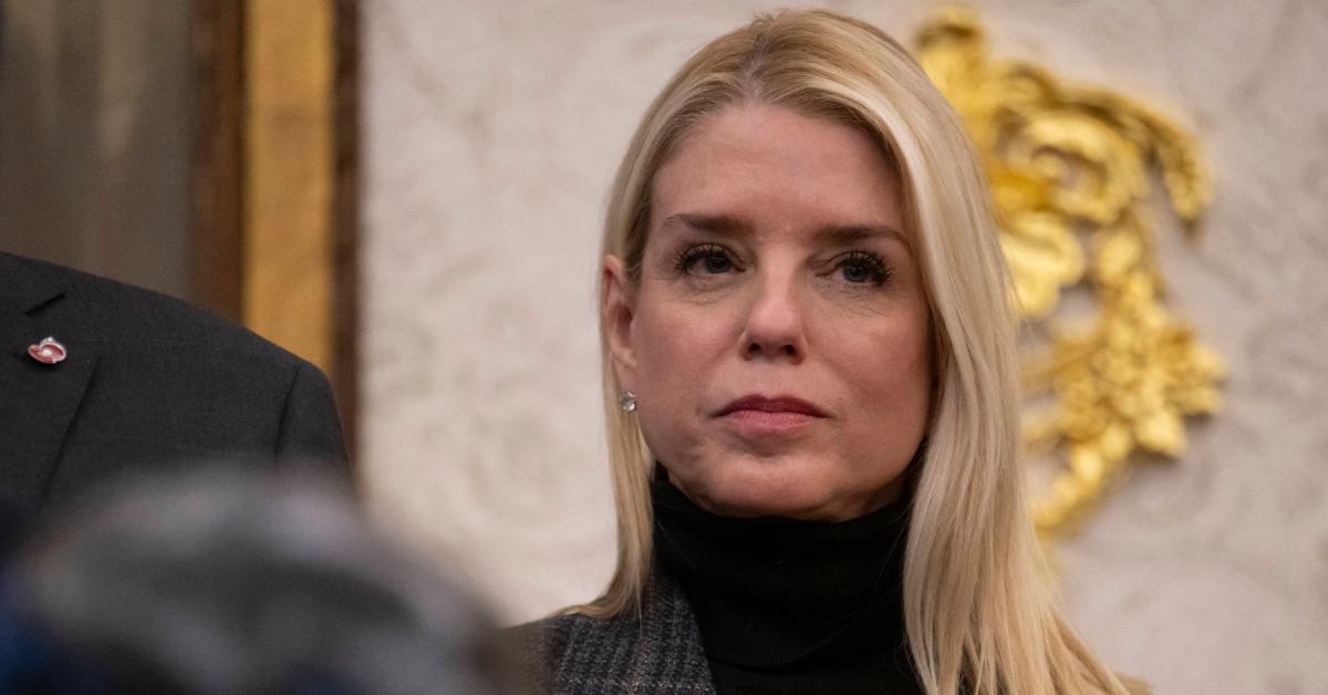 Pam Bondi in the Oval Office.