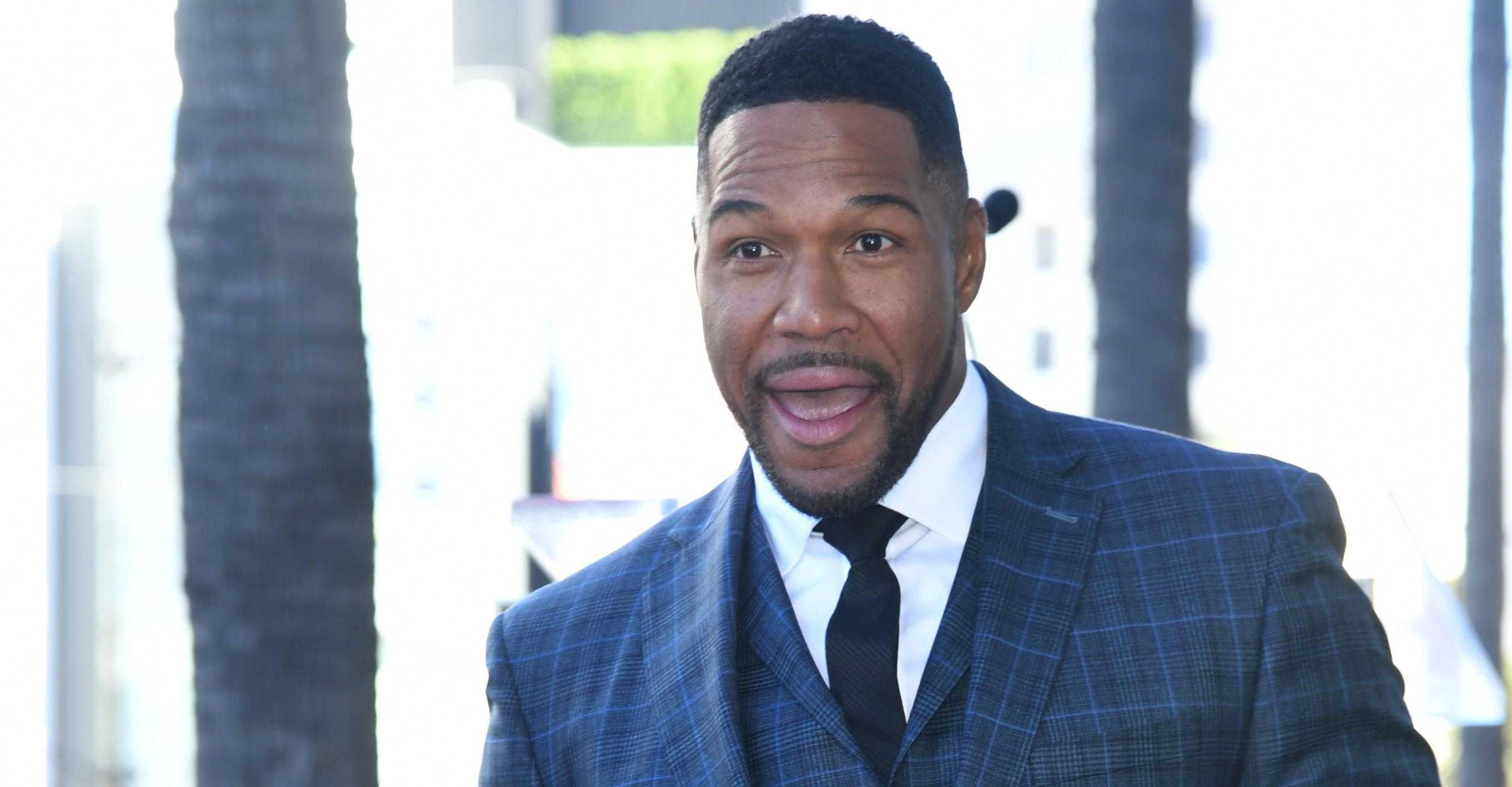 Michael Strahan receives a Star on the Hollywood Walk of Fame