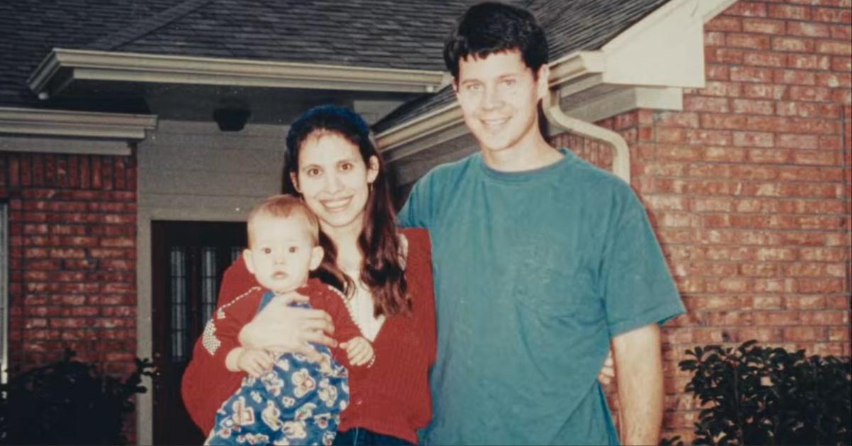 Andrea Yates with Russell Yates and one of their children. 