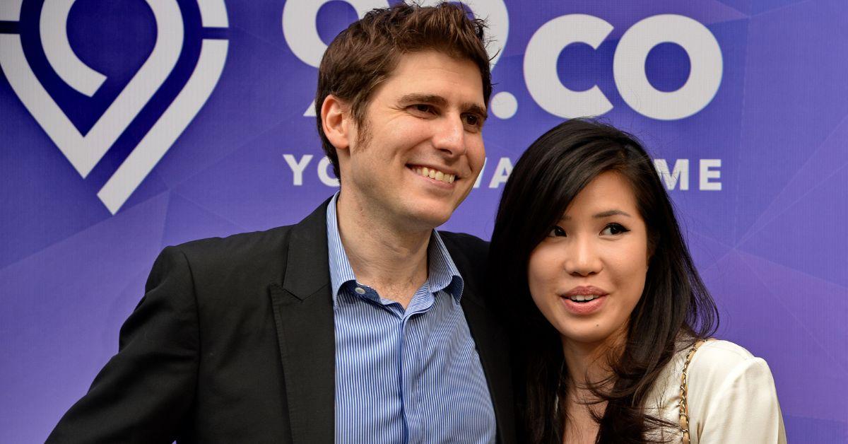  Eduardo Saverin and his wife Elaine Andriejanssen attend the 99.co second Anniversary and 99PRO Launch in Singapore