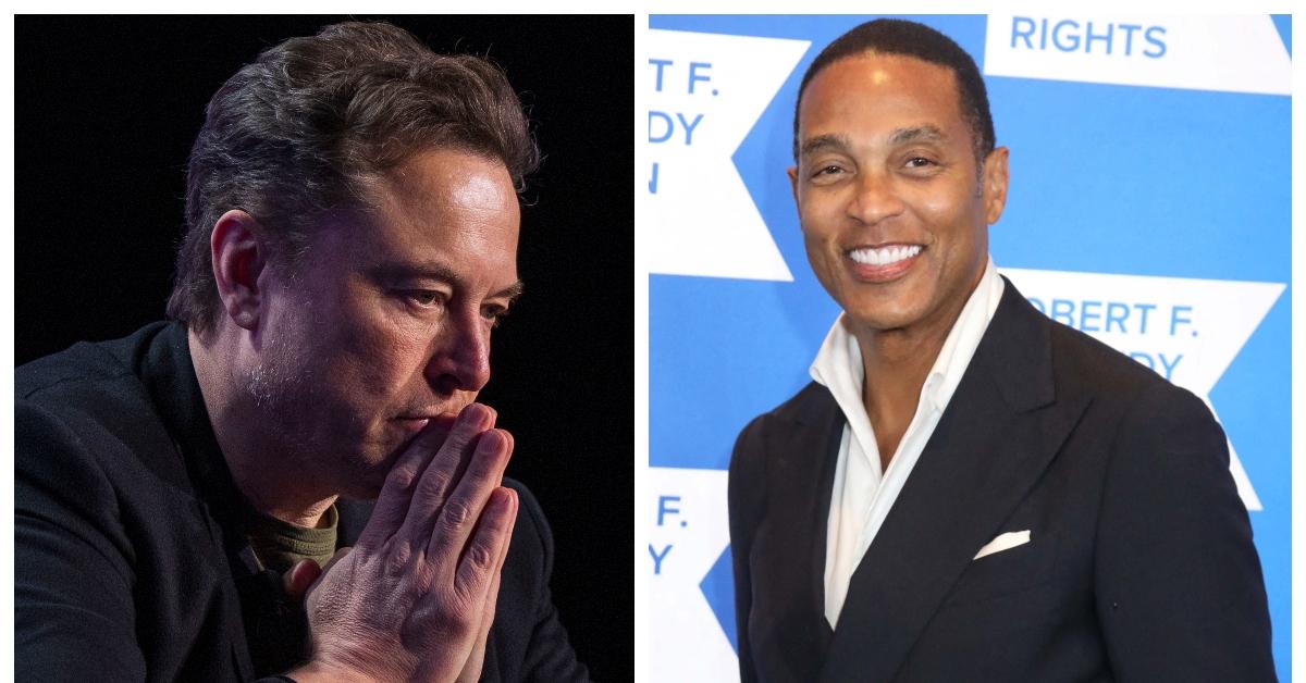 (L-R): Elon Musk; Don Lemon