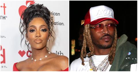 (l-r): Porsha Williams and Future