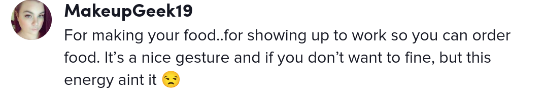 Comments on a viral video of a guy going on a tirade over being asked to tip for takeout food.