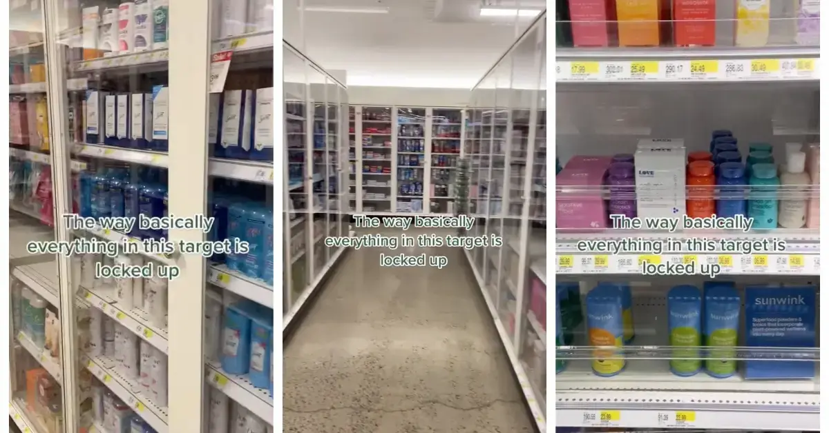 TikTok Shows Laundry Detergent Chained to Store's Shelves