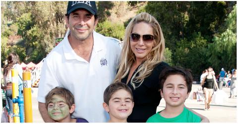 (l-r): Dr. Paul Nassif, Adrienne Maloof, and their sons