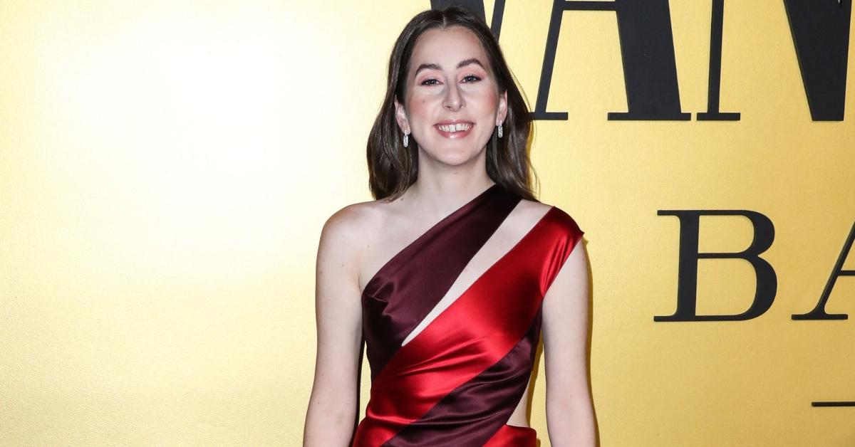 Alana Haim attends a Vanity Fair party in 2022. 