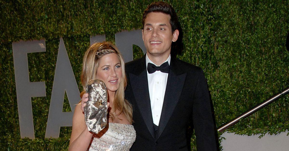 Jennifer Aniston et John Mayer arrivent à la soirée des Oscars de Vanity Fair 2009