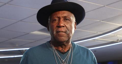Actor Richard Roundtree visits "Extra" at Burbank Studios on October 02, 2019 in Burbank, Calif.