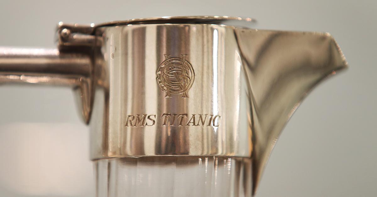 RMS Titanic water pitcher 