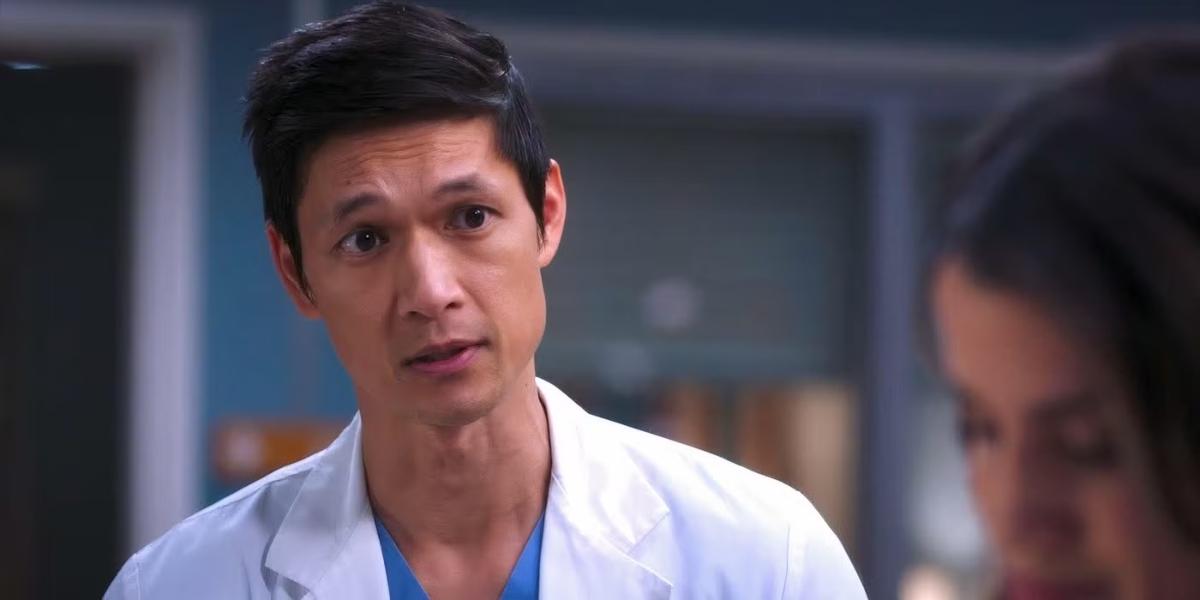 Harry Shum Jr. as Benson in Grey's Anatomy.