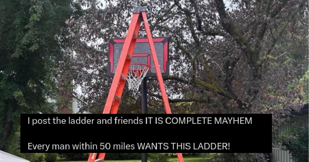 Wife Shocked at “Mayhem” Caused Over Husband’s Ladder FB Listing