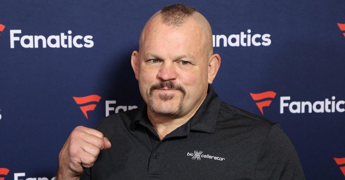 Chuck Liddell at a Fanatics event.