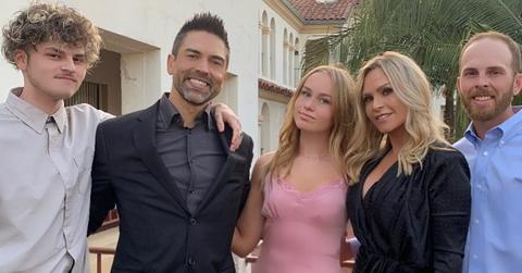 Tamra Judge with her husband Eddie and kids Spencer, Sophia, and Ryan.