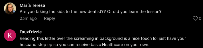 dentist bans  kids from office