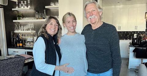 Heather Rae El Moussa with her parents in February 2023